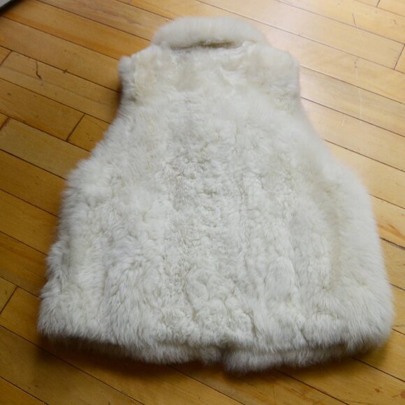 PLUSH Ueilam Vintage Alpaca Fur Vest Size L - Picture 12 of 16